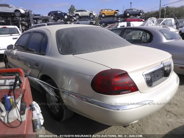 1LNHM97V41Y730196 - 2001 LINCOLN CONTINENTAL  GOLD photo 3