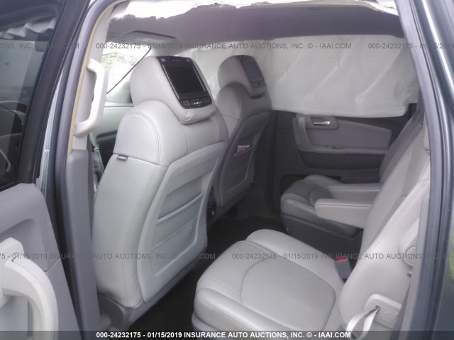 1GNER23D39S118865 - 2009 CHEVROLET TRAVERSE LT GRAY photo 8