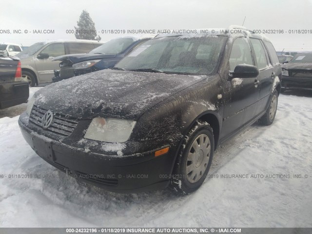 WVWRL61J95W009213 - 2005 VOLKSWAGEN JETTA GL BLACK photo 2