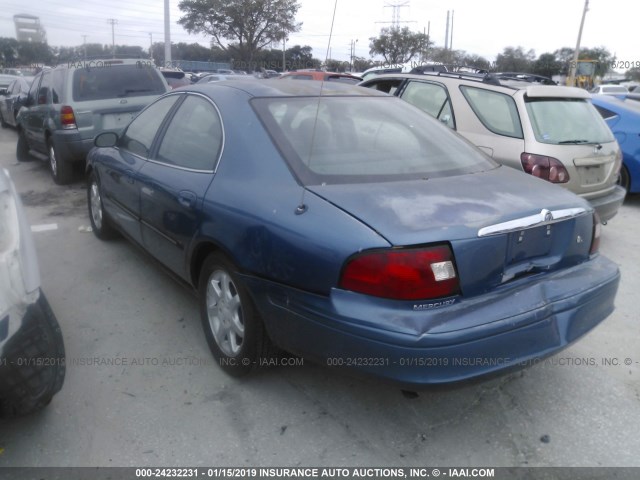 1MEFM55S32A617202 - 2002 MERCURY SABLE LS PREMIUM BLUE photo 3