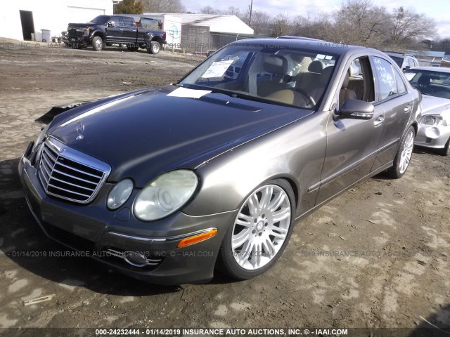 WDBUF56X08B319916 - 2008 MERCEDES-BENZ E 350 GRAY photo 2