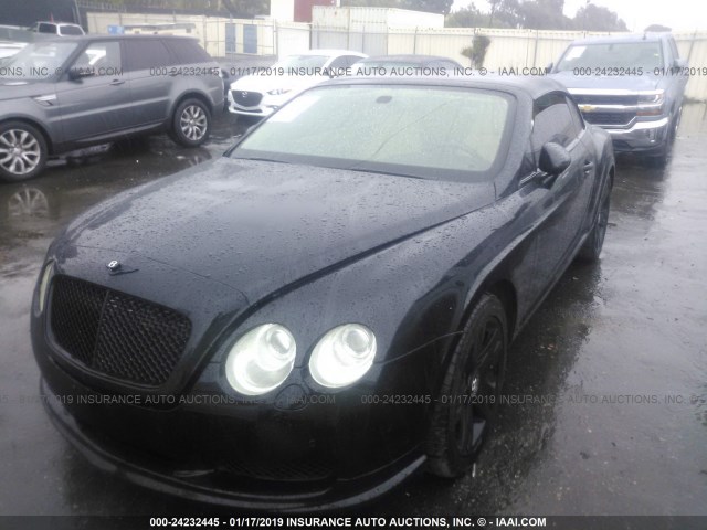 SCBDR33W97C048553 - 2007 BENTLEY CONTINENTAL GTC BLACK photo 2