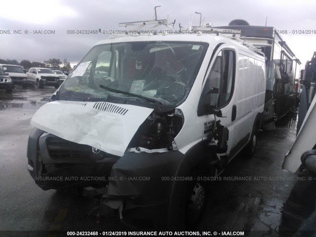 3C6TRVAG6HE539910 - 2017 RAM PROMASTER 1500 1500 STANDARD WHITE photo 2