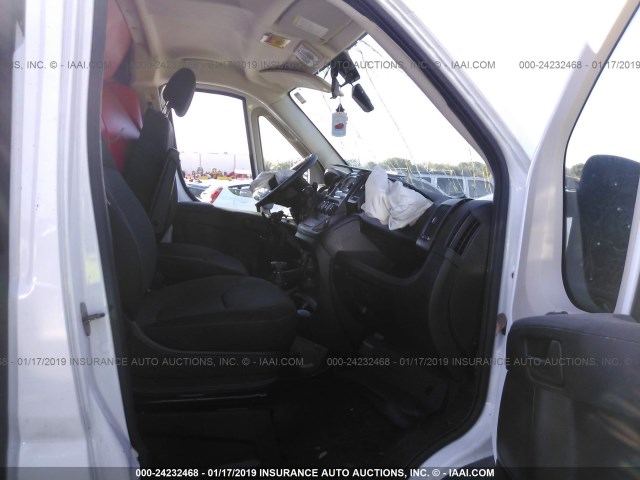 3C6TRVAG6HE539910 - 2017 RAM PROMASTER 1500 1500 STANDARD WHITE photo 5