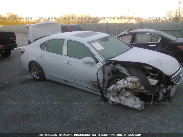 JTHBL46F285061074 - 2008 LEXUS LS 460 SILVER photo 1