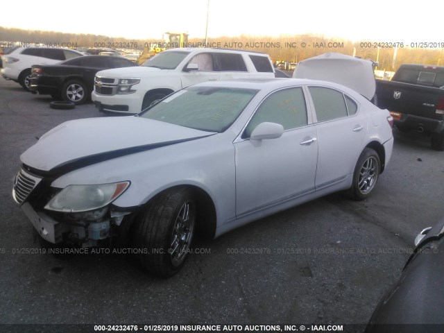 JTHBL46F285061074 - 2008 LEXUS LS 460 SILVER photo 2