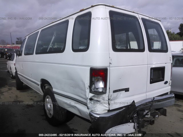 1FBSS31L2WHA44948 - 1998 FORD ECONOLINE E350 SUPER DUTY WHITE photo 3