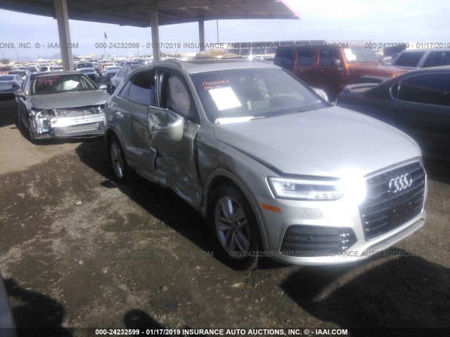 WA1JCCFS7JR009548 - 2018 AUDI Q3 PREMIUM PLUS SILVER photo 1