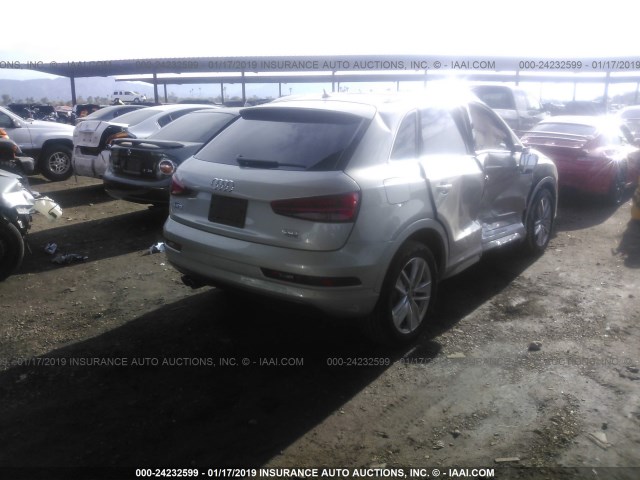 WA1JCCFS7JR009548 - 2018 AUDI Q3 PREMIUM PLUS SILVER photo 4