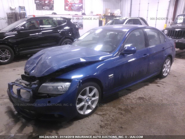 WBAPK7C5XBA972773 - 2011 BMW 328 XI BLUE photo 2