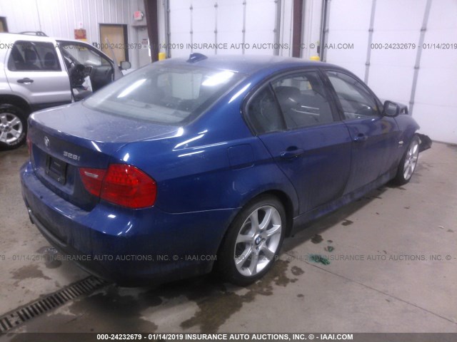 WBAPK7C5XBA972773 - 2011 BMW 328 XI BLUE photo 4