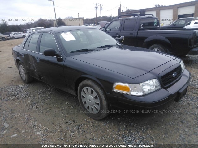 2FABP7BV2AX109686 - 2010 FORD CROWN VICTORIA POLICE INTERCEPTOR BLACK photo 1