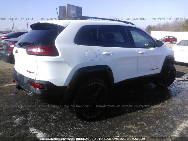 1C4PJMBS9GW111249 - 2016 JEEP CHEROKEE TRAILHAWK 白色 照片 4