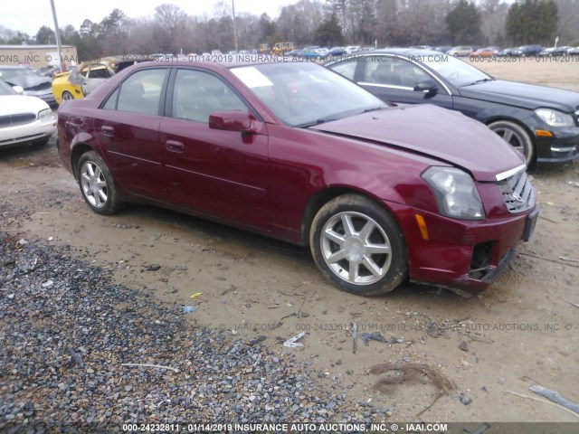 1G6DP567650165527 - 2005 CADILLAC CTS HI FEATURE V6 RED photo 1