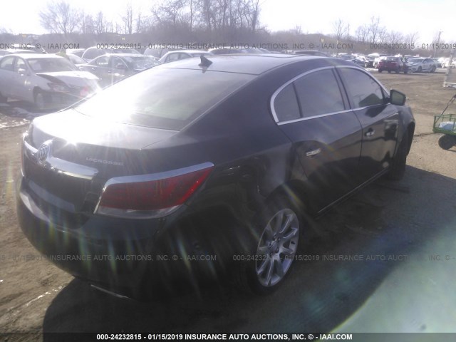 1G4GJ5E33CF259154 - 2012 BUICK LACROSSE TOURING GRAY photo 4