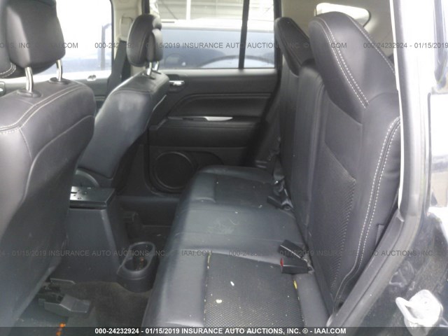 1C4NJCEB9ED868447 - 2014 JEEP COMPASS LATITUDE GRAY photo 8