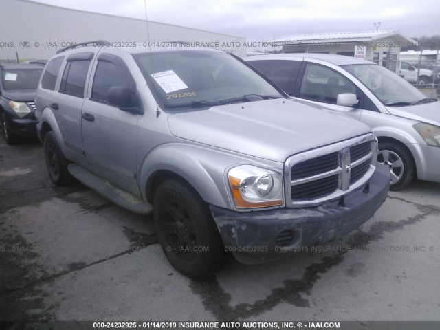 1D4HD38N16F104854 - 2006 DODGE DURANGO SXT GRAY photo 1