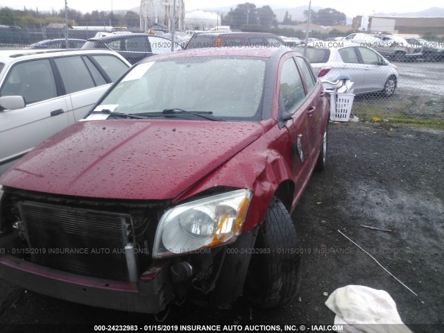 1B3CB4HA5AD612363 - 2010 DODGE CALIBER SXT RED photo 2