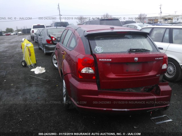 1B3CB4HA5AD612363 - 2010 DODGE CALIBER SXT RED photo 3