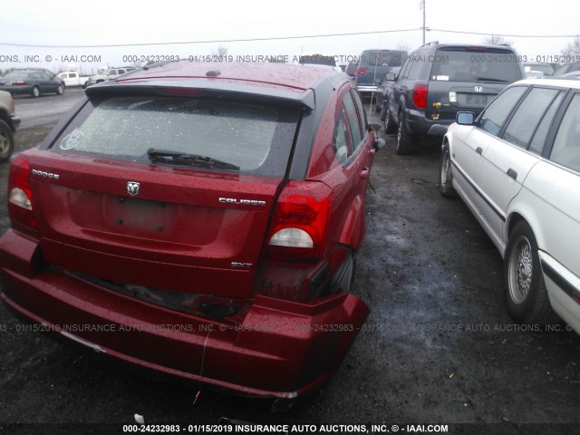 1B3CB4HA5AD612363 - 2010 DODGE CALIBER SXT RED photo 4