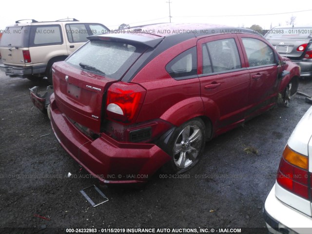 1B3CB4HA5AD612363 - 2010 DODGE CALIBER SXT RED photo 6