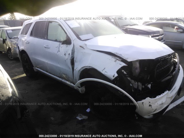 1C4RDHDG7FC709386 - 2015 DODGE DURANGO LIMITED WHITE photo 1