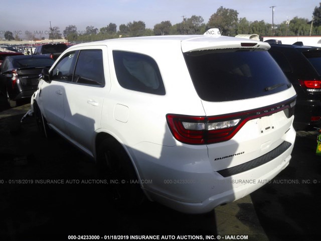 1C4RDHDG7FC709386 - 2015 DODGE DURANGO LIMITED WHITE photo 3