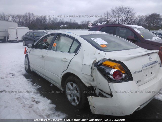 1N4AL21E07C216818 - 2007 NISSAN ALTIMA 2.5/2.5S WHITE photo 3