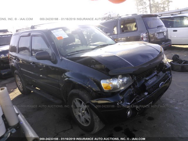 1FMYU04135KA22723 - 2005 FORD ESCAPE LIMITED BLACK photo 1