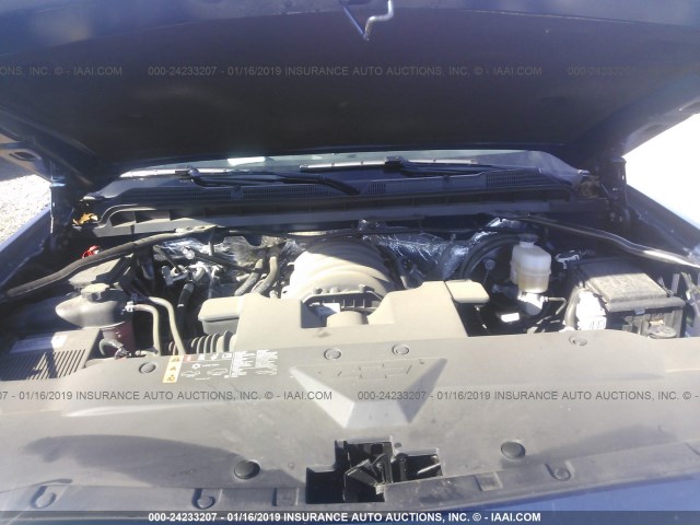 3GCUKREC0JG375922 - 2018 CHEVROLET SILVERADO K1500 LT Dark Blue photo 10