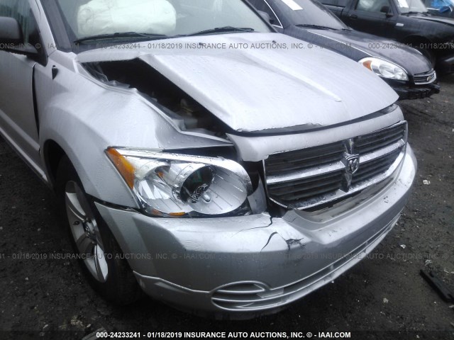 1B3CB4HA0AD571771 - 2010 DODGE CALIBER SXT SILVER photo 6