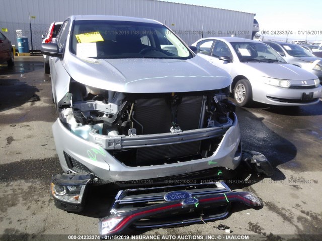 2FMPK3G99JBB40090 - 2018 FORD EDGE SE SILVER photo 6