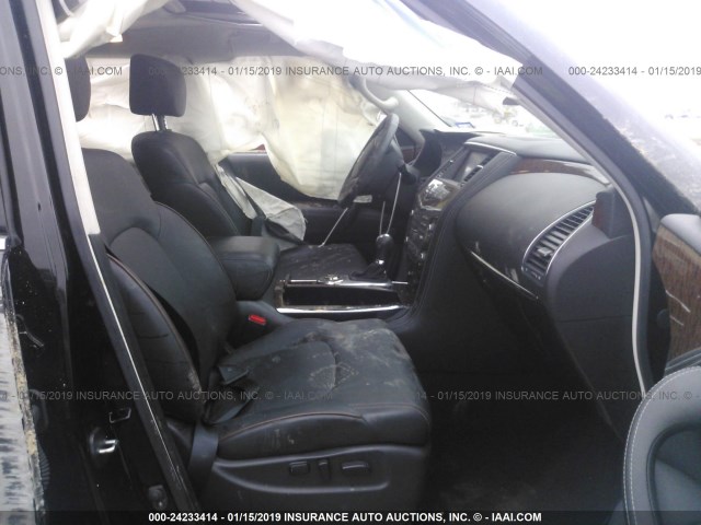 JN8AY2NF7J9331438 - 2018 NISSAN ARMADA PLATINUM BLACK photo 5