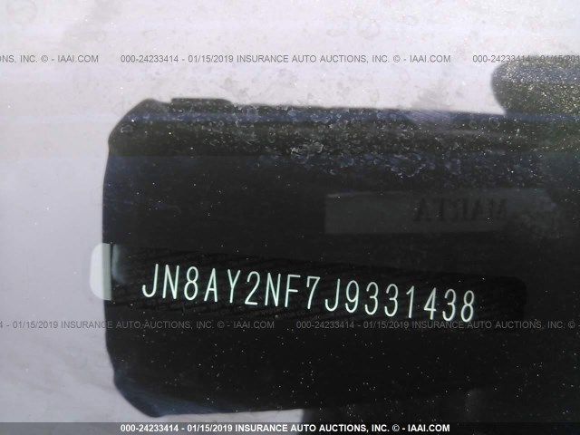 JN8AY2NF7J9331438 - 2018 NISSAN ARMADA PLATINUM BLACK photo 9