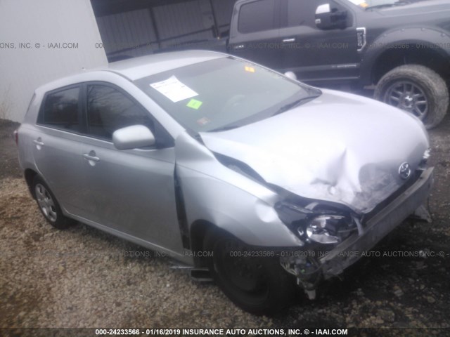 2T1KE40E19C018278 - 2009 TOYOTA COROLLA MATRIX S SILVER photo 1