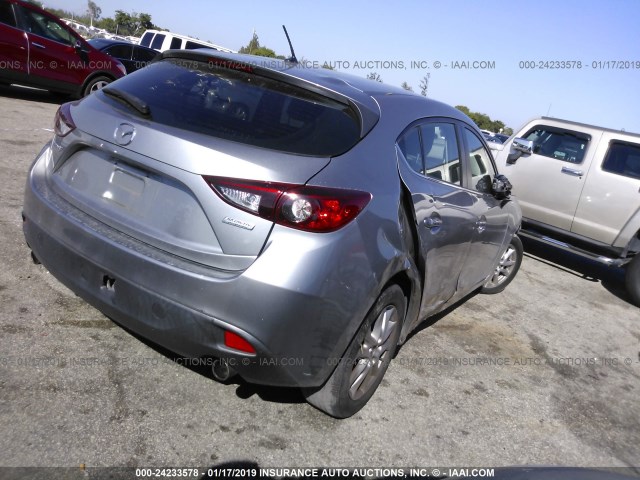 3MZBM1L71EM113940 - 2014 MAZDA 3 TOURING GRAY photo 4