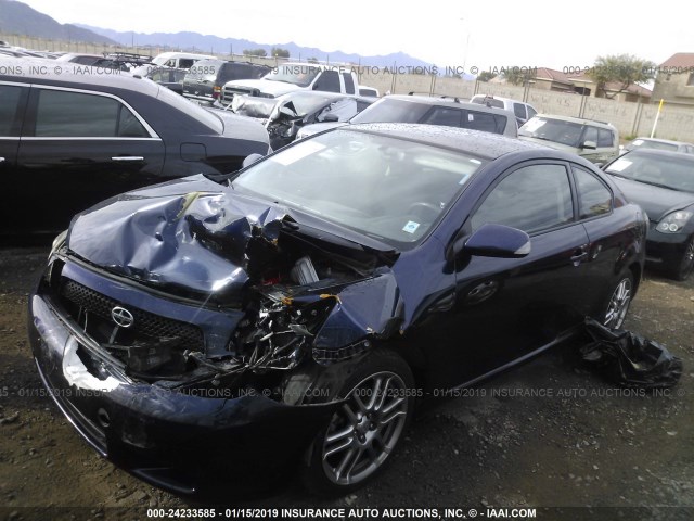 JTKDE3B74A0308295 - 2010 TOYOTA SCION TC BLUE photo 2