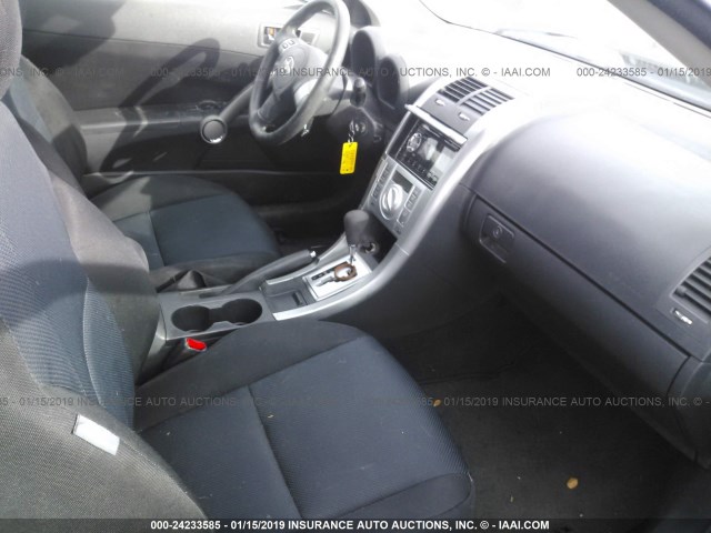 JTKDE3B74A0308295 - 2010 TOYOTA SCION TC BLUE photo 5