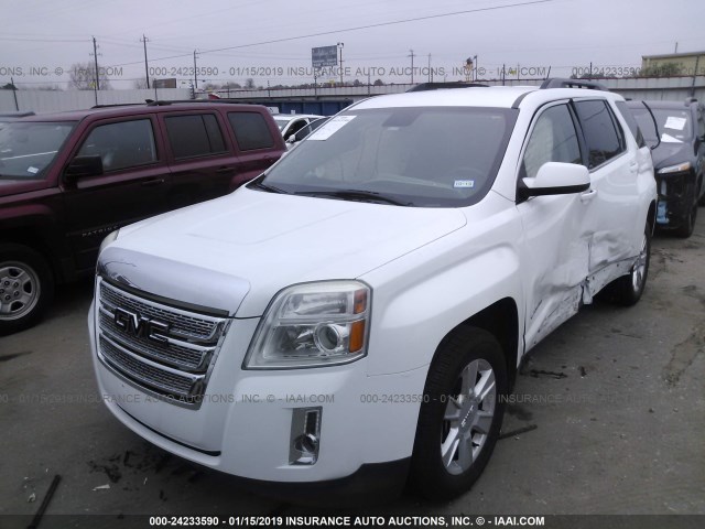 2GKALSEK4D6230398 - 2013 GMC TERRAIN SLE WHITE photo 2