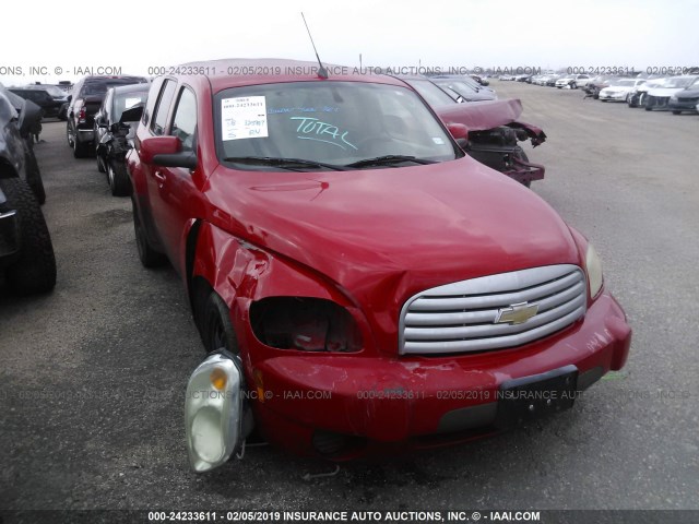 3GNDA23D48S580356 - 2008 CHEVROLET HHR LT RED photo 1