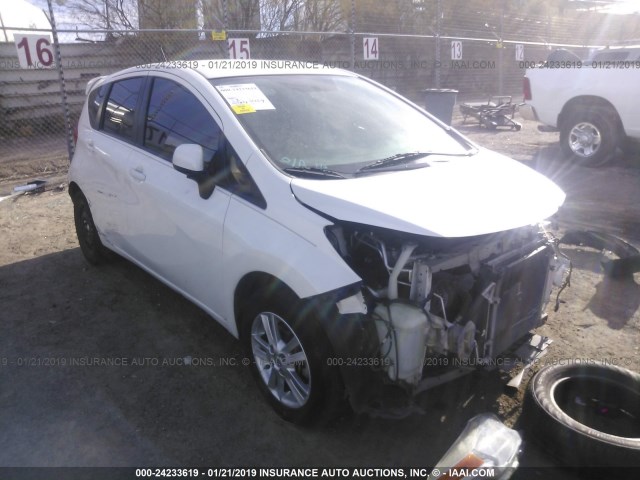 3N1CE2CP9EL402065 - 2014 NISSAN VERSA NOTE S/S PLUS/SV/SL WHITE photo 1