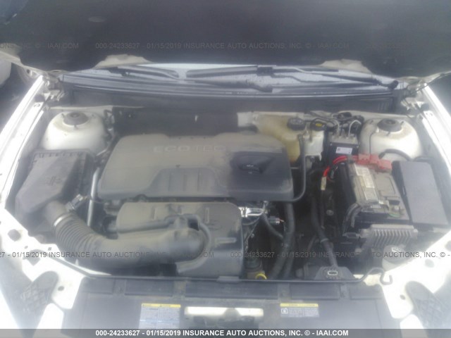 1G2ZF57B984151826 - 2008 PONTIAC G6 VALUE LEADER/BASE WHITE photo 10