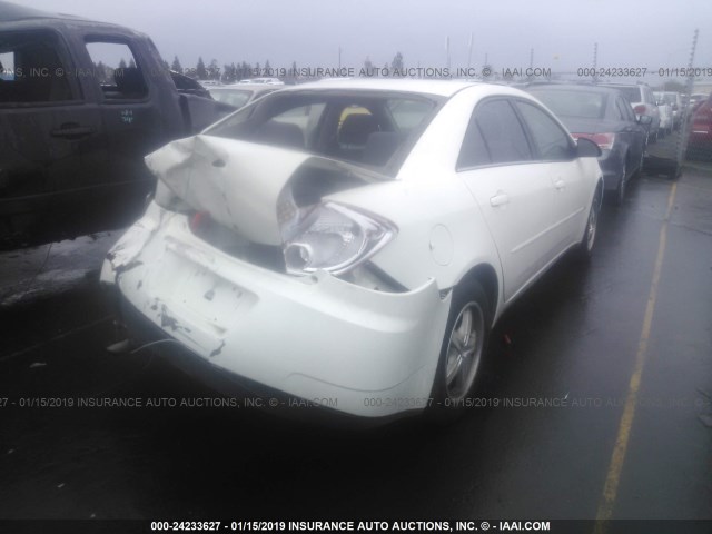 1G2ZF57B984151826 - 2008 PONTIAC G6 VALUE LEADER/BASE WHITE photo 4