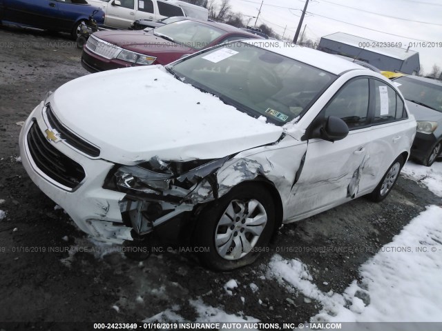 1G1PC5SG2G7143328 - 2016 CHEVROLET CRUZE LIMITED LS WHITE photo 2