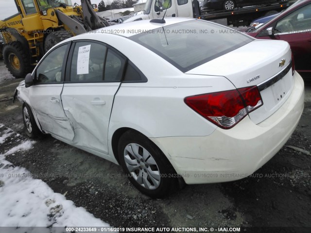 1G1PC5SG2G7143328 - 2016 CHEVROLET CRUZE LIMITED LS WHITE photo 3