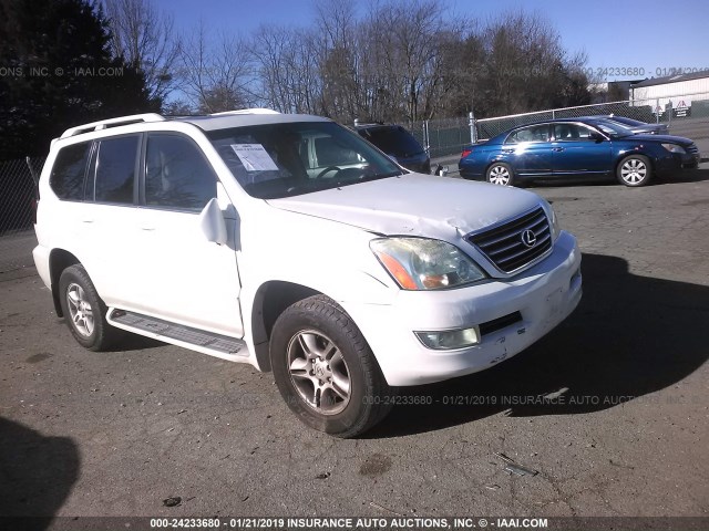 JTJBT20X350072095 - 2005 LEXUS GX 470 WHITE photo 1