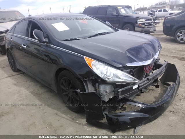 5NPEC4AB4EH818524 - 2014 HYUNDAI SONATA SE/LIMITED BLACK photo 1