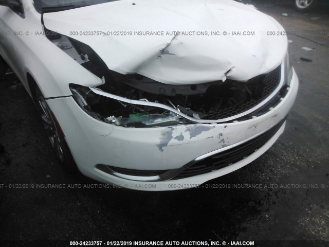 1C3CCCAB2FN616921 - 2015 CHRYSLER 200 LIMITED WHITE photo 6