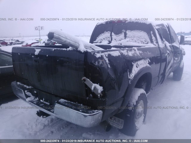 3D7KS29C76G160382 - 2006 DODGE RAM 2500 BLACK photo 4