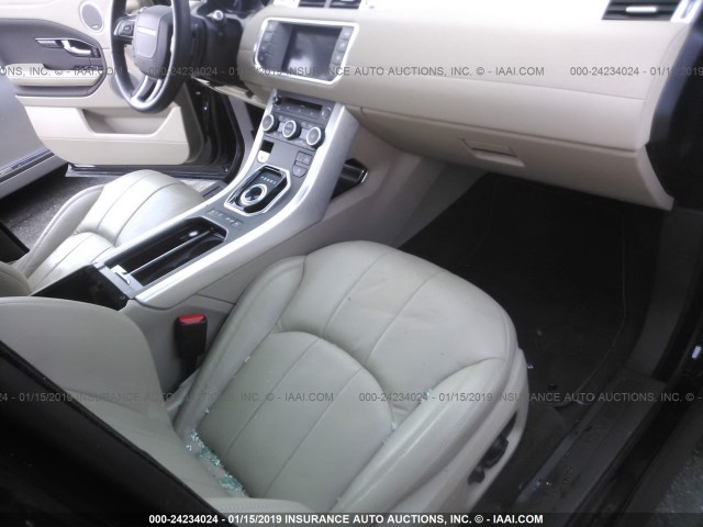SALVP2BG6GH161058 - 2016 LAND ROVER RANGE ROVER EVOQU SE BLACK photo 5